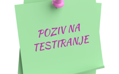 POZIV NA TESTIRANJE (za natječaj od 28. 11. 2024.)