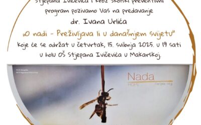 Povodom obilježavanja 30 godina djelovanja pod imenom Stjepana Ivičevića i kroz Školski preventivni program pozivamo Vas…
