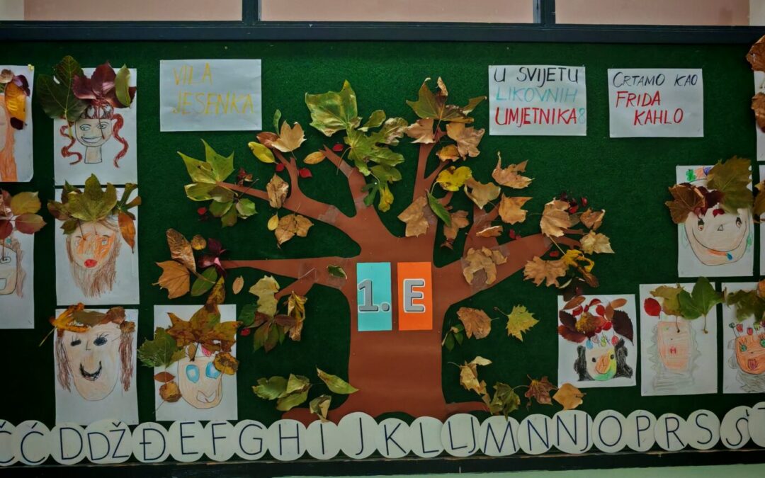 1.e uključen u e-Twinning projekt “U svijetu likovnih umjetnika 8”.