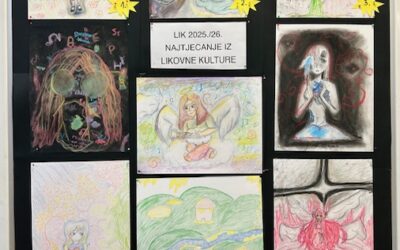 Uspjeh naših učenica na natjecanju iz Likovne kulture – LIK 2025./26.